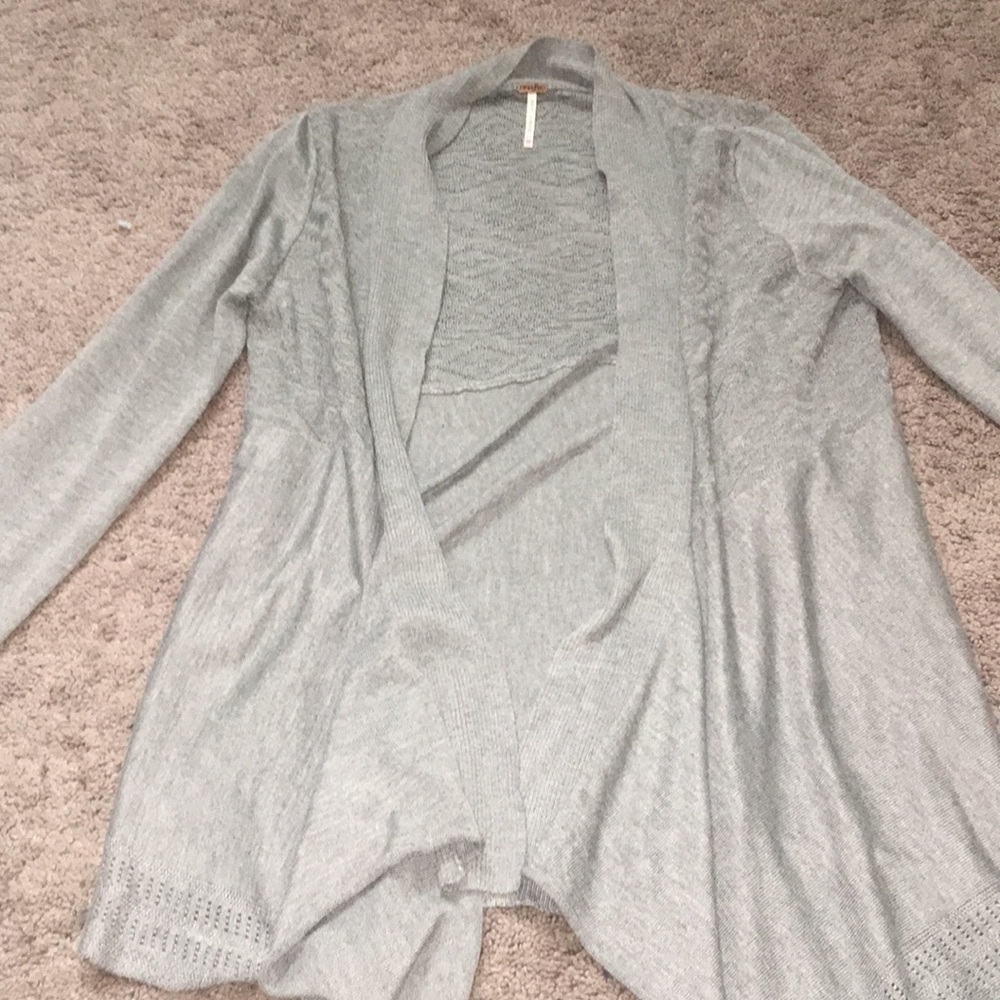 Grey cardigan!